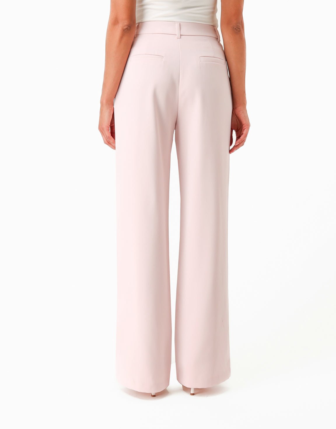 Lichtroze Luxe Classic Rechte - Pantalon - Olivia & Kate