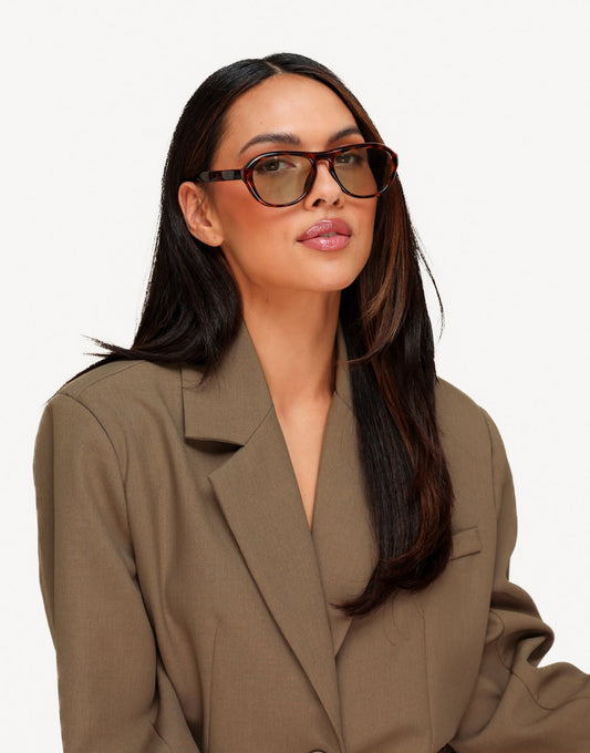 YAMEIZE Retro stijl dubbele brug piloot - zonnebril voor vrouwen mannen YAMEIZE Retro stijl dubbele brug piloot - zonnebril voor vrouwen mannen