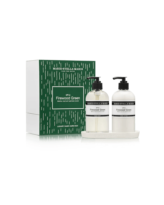 Marie Stella Maris Firewood Green - Luxury Hand Care Duo - Olivia & Kate