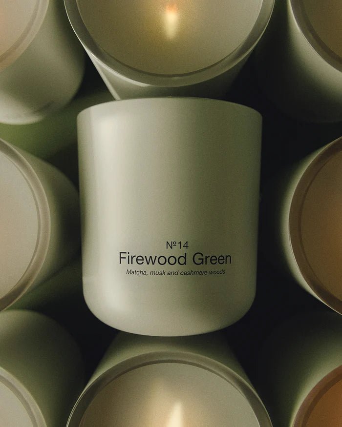 Maris Stella Maris Firewood Green - Geurkaars - Olivia & Kate