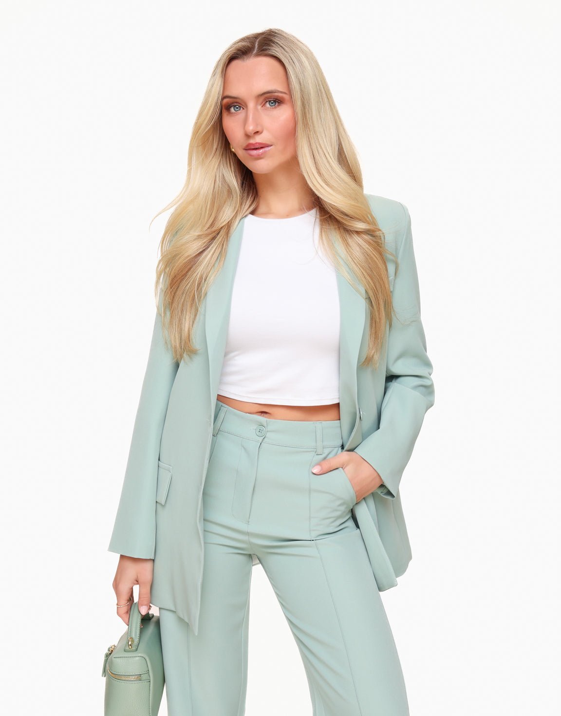Mint Basic - Blazer - Olivia & Kate