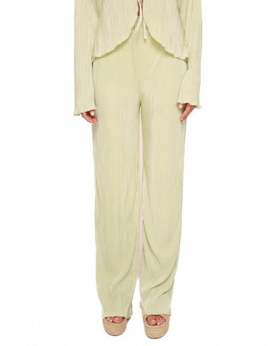 Mintgroene Wikkel Plisse - Set - Olivia & Kate