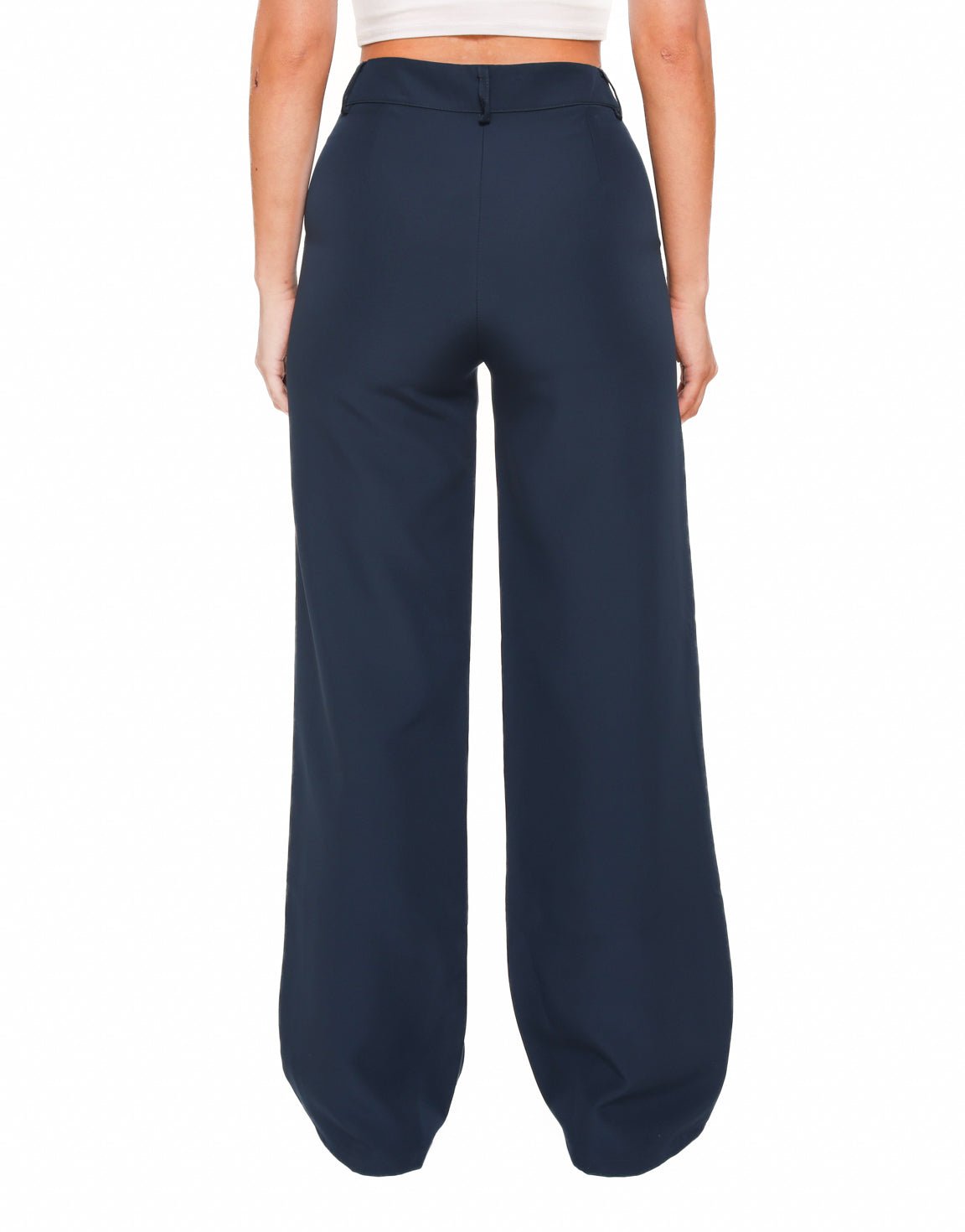 Navy Basic Rechte - Pantalon (nog niet online) - Olivia & Kate