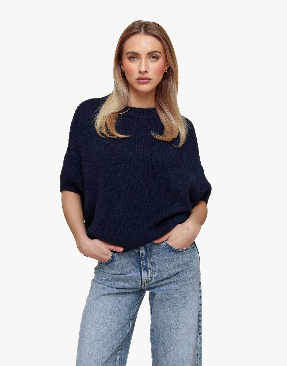 FULIER Boothals vleermuismouwen dolman losse gebreide truien en truien jumper tops voor vrouwen één maat, Kaki, One size