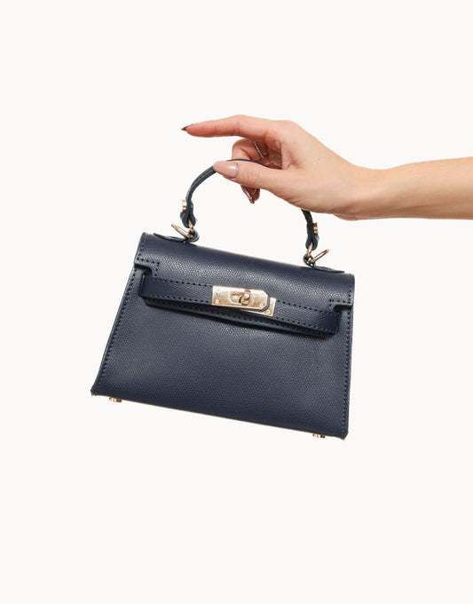 Navy Gouden Details - Tas - Olivia & Kate
