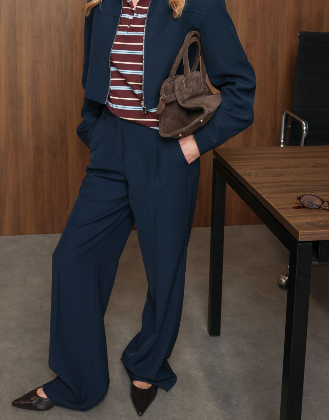 Navy Luxe Studio Rits - Set - Olivia & Kate