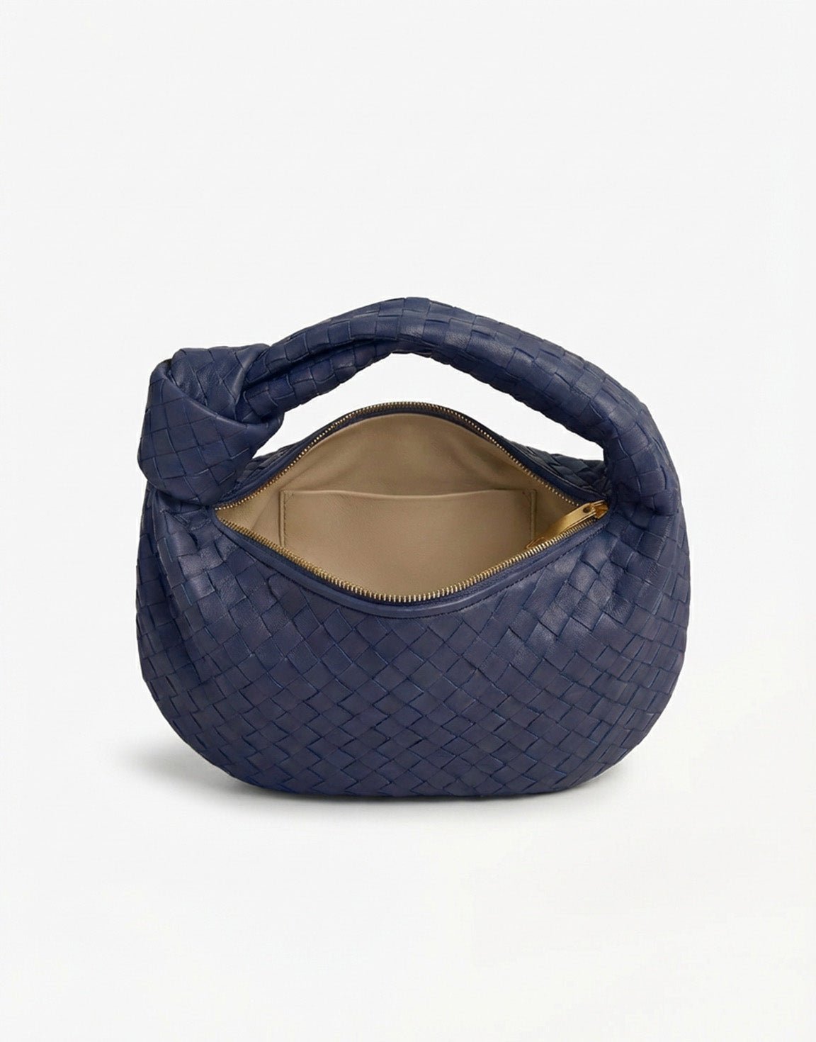 Navy Medium Braided - Bag - Olivia & Kate