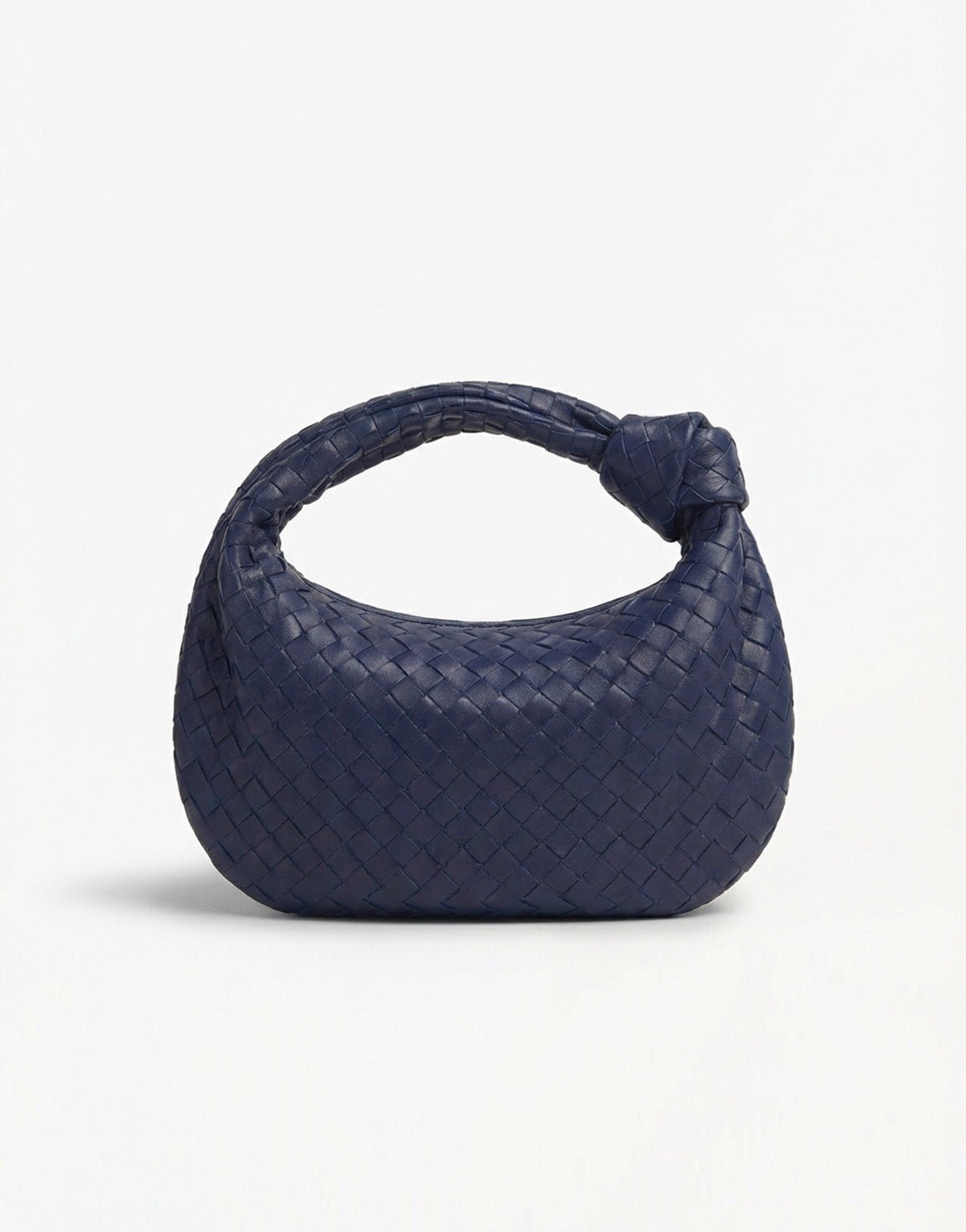 Navy Medium Braided - Bag - Olivia & Kate