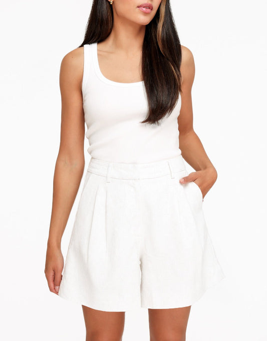Off White Signature Linnen Blend - Short - Olivia & Kate