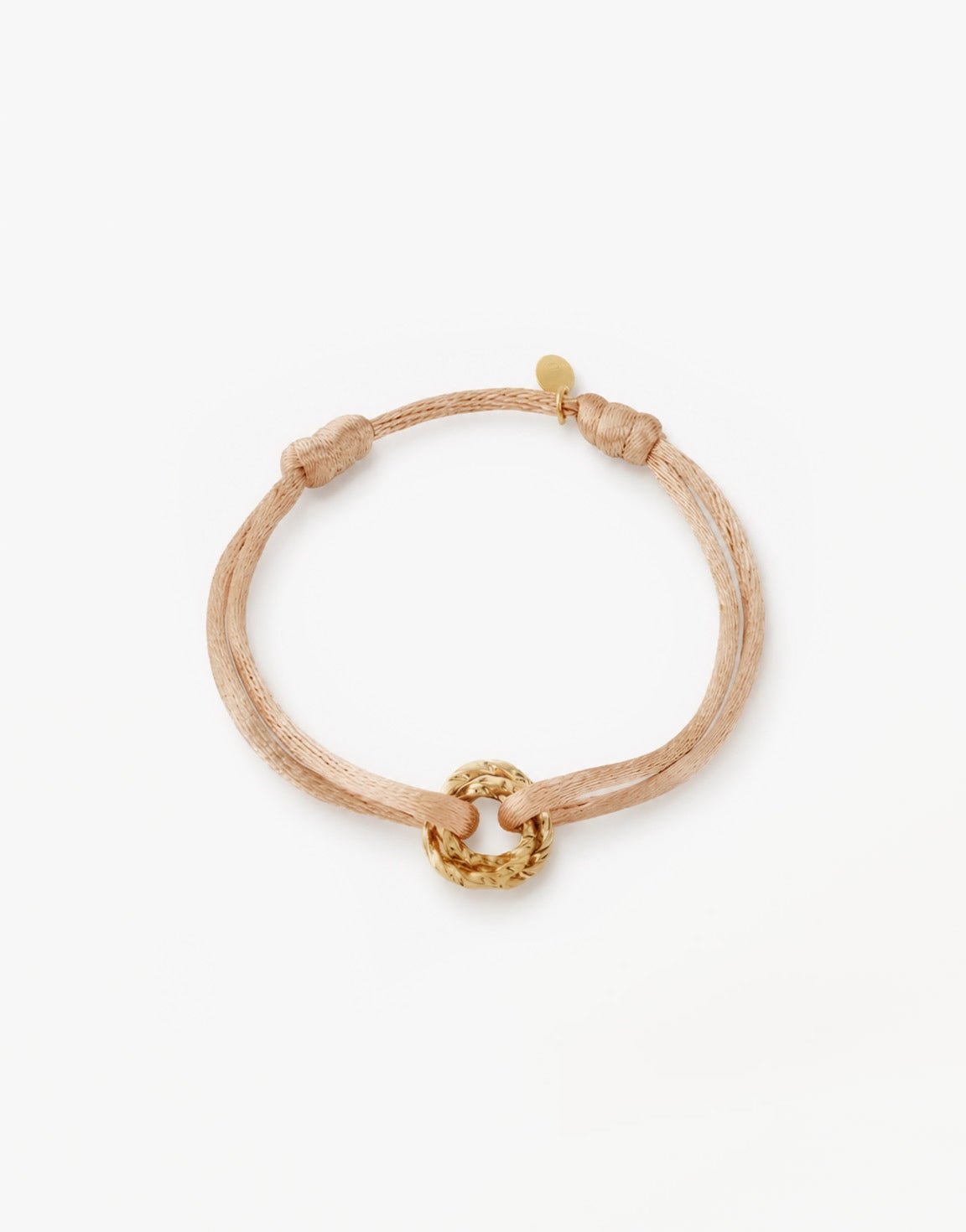 Oudroze Gedraaide Ringetjes Touw - Armband - Olivia & Kate