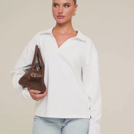 KLEDING-CREME-LOSSE-VHALS-TSHIRT

