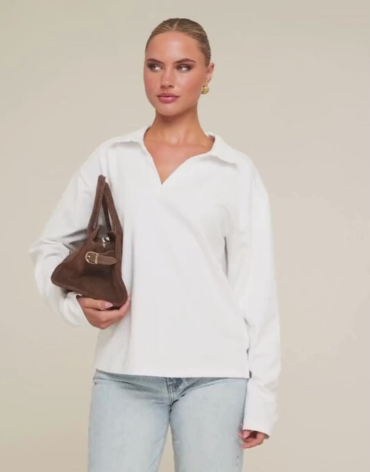 KLEDING-CREME-LOSSE-VHALS-TSHIRT

