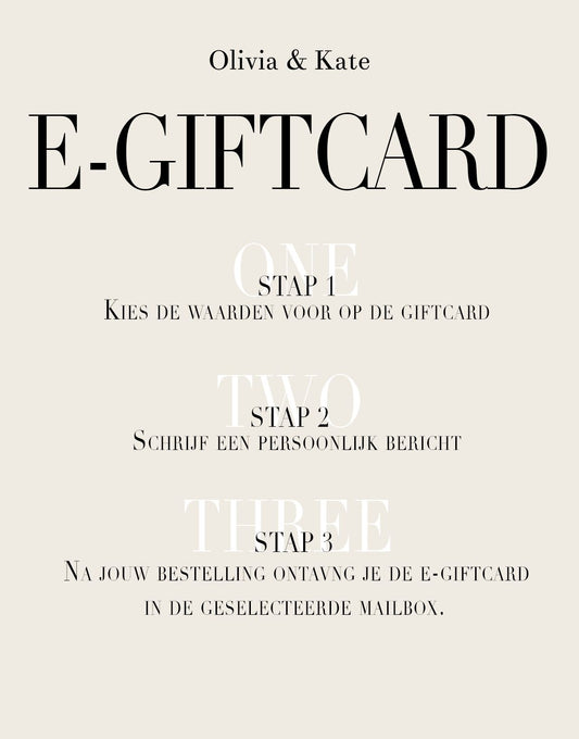 E-giftcard - Olivia