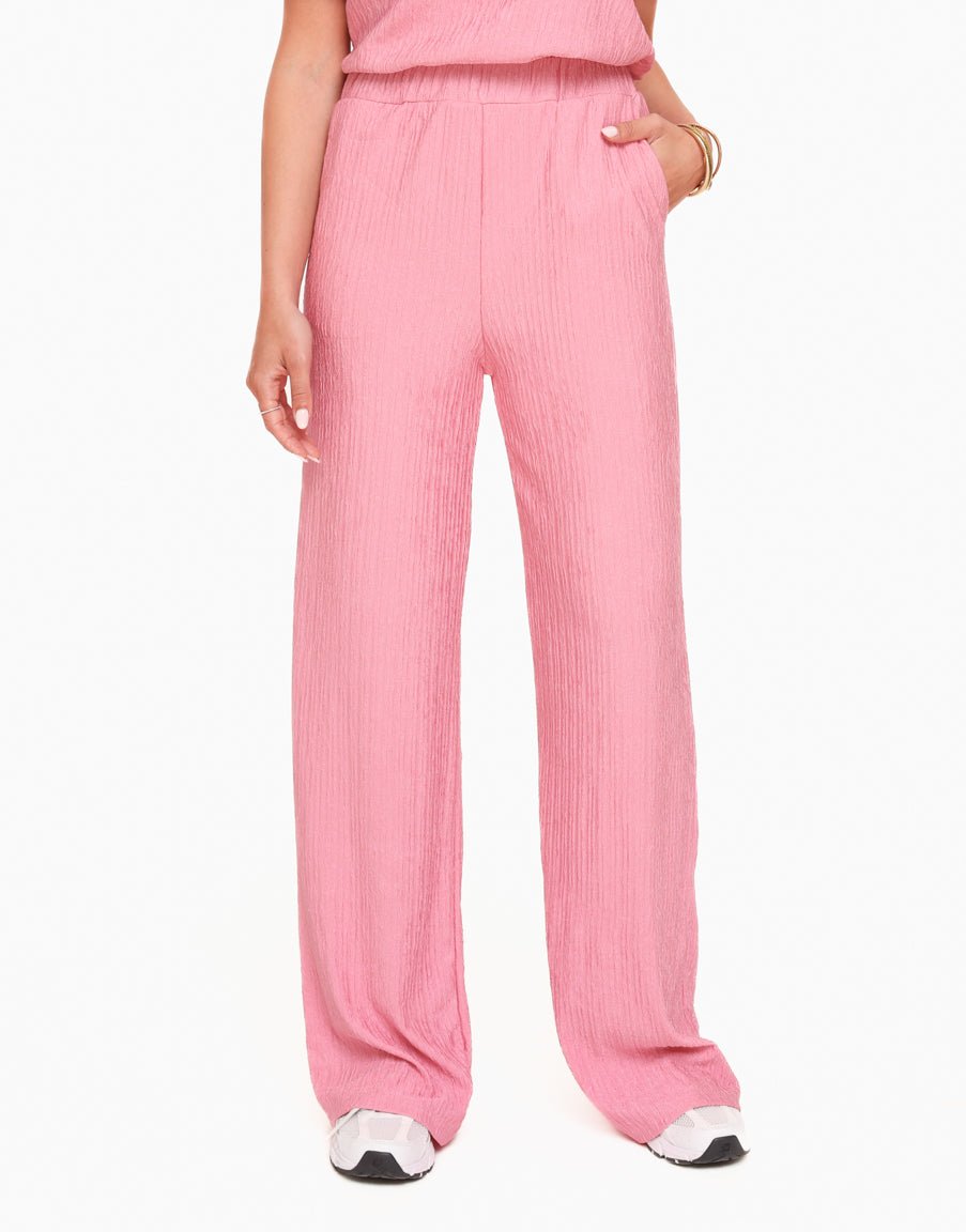 Roze Plisse - Broek - Olivia & Kate