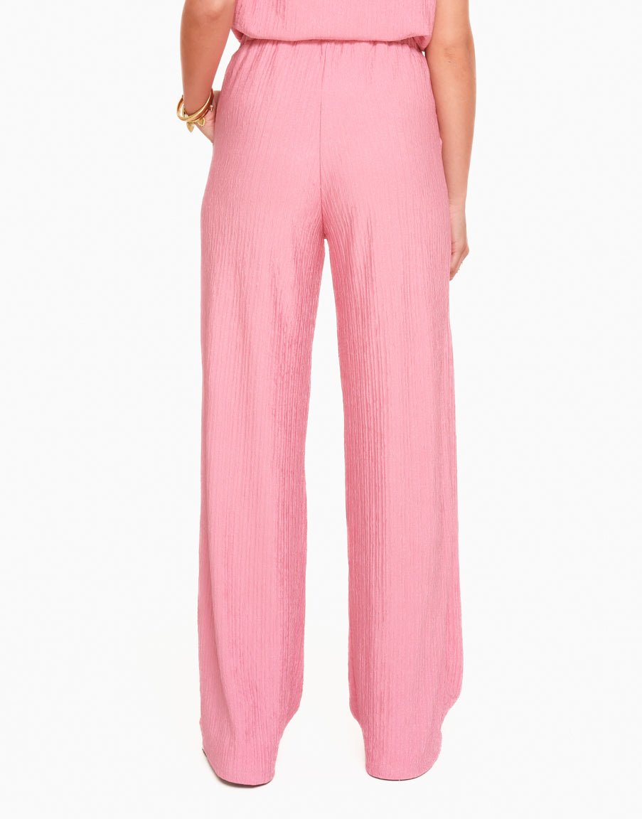 Roze Plisse - Broek - Olivia & Kate