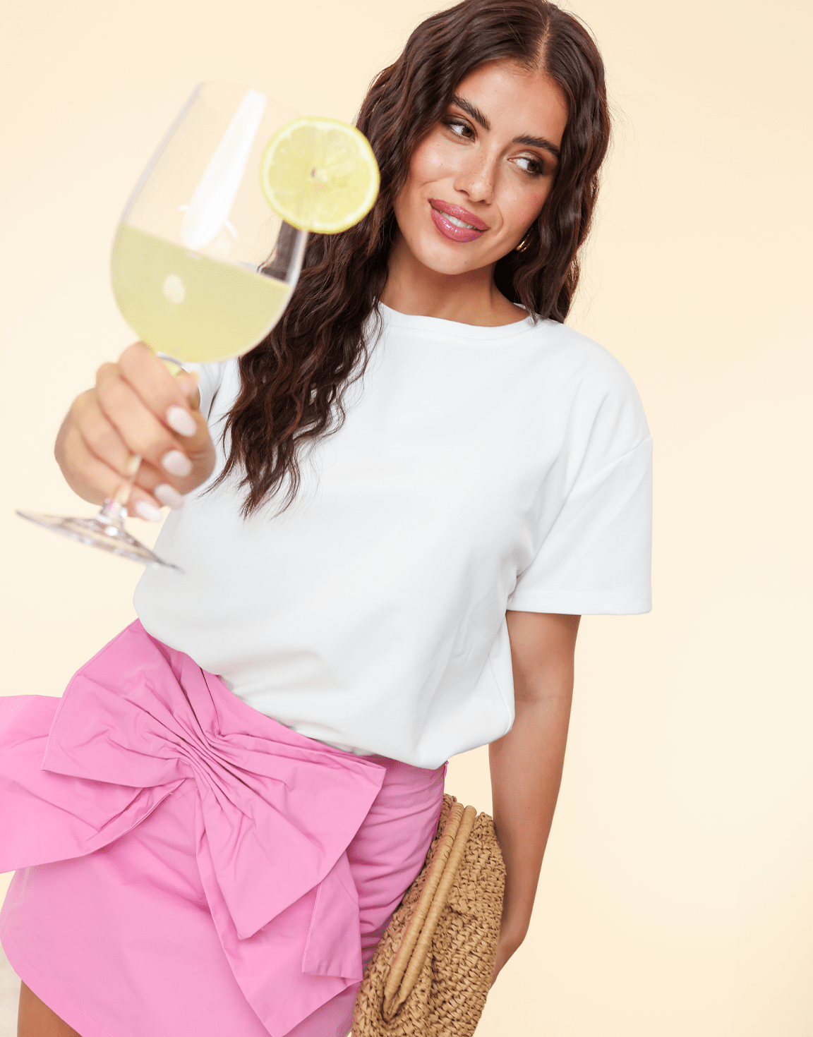 Roze Strik - Rok - Olivia & Kate