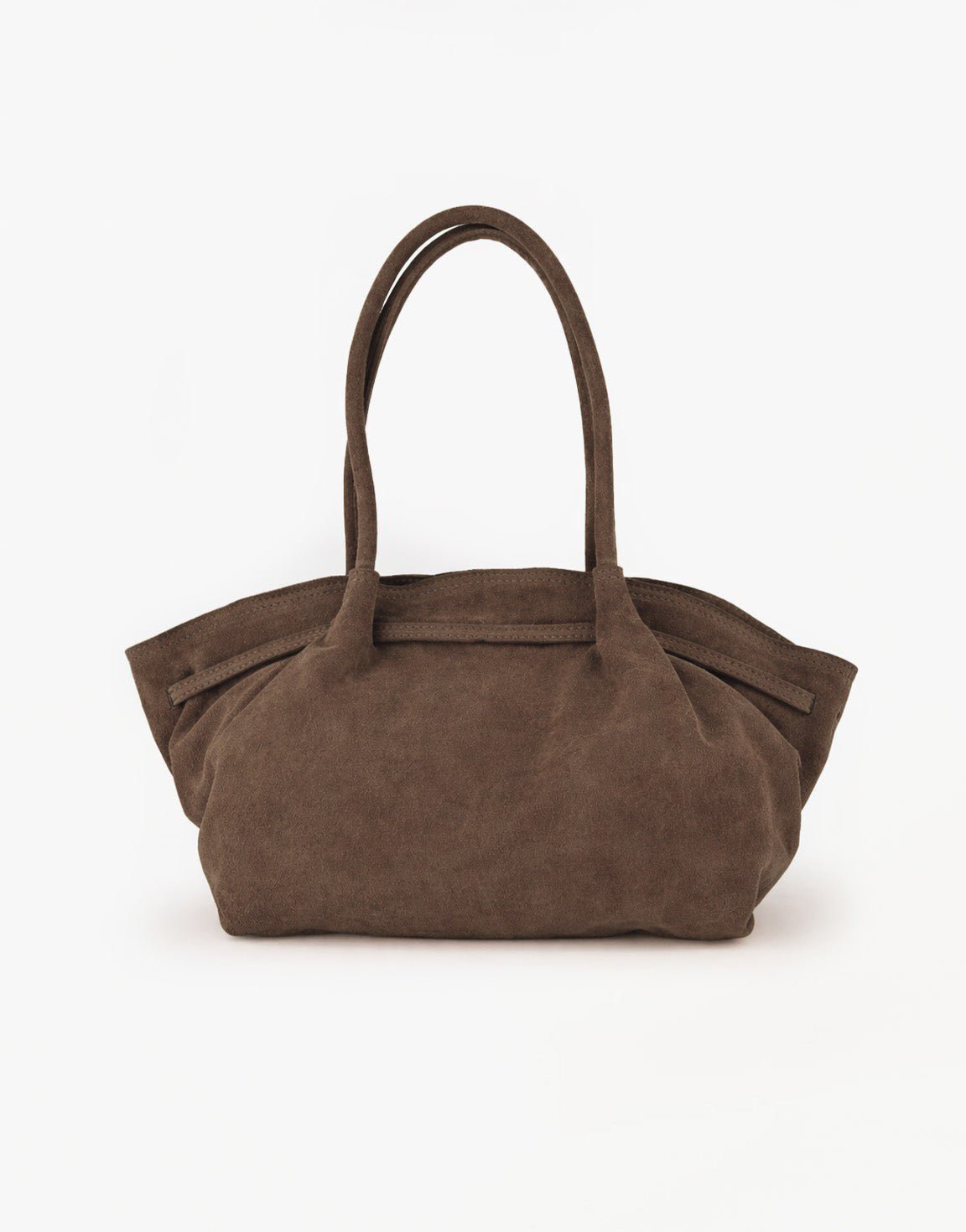 Taupe Grote Suede Shopper - Tas - Olivia & Kate