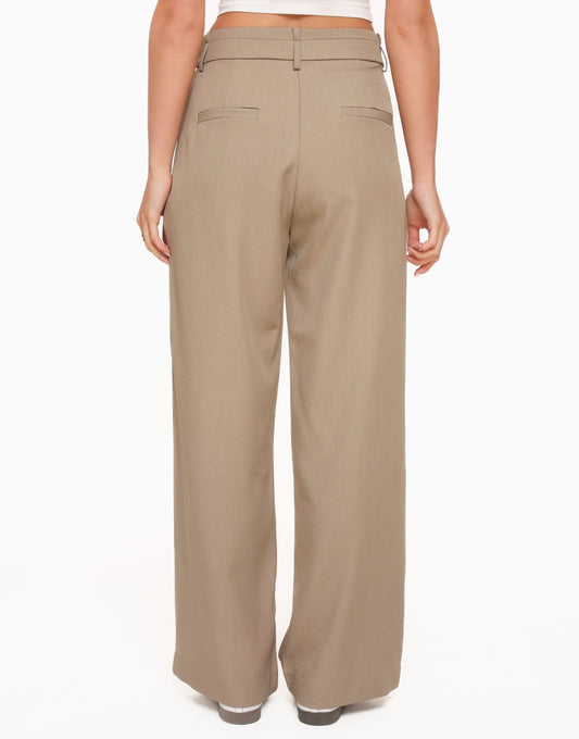 Taupe Iconic - Pantalon - Olivia & Kate