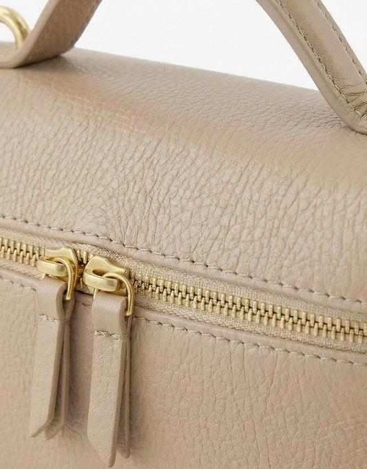 Taupe Rechthoekige - Tas - Olivia & Kate