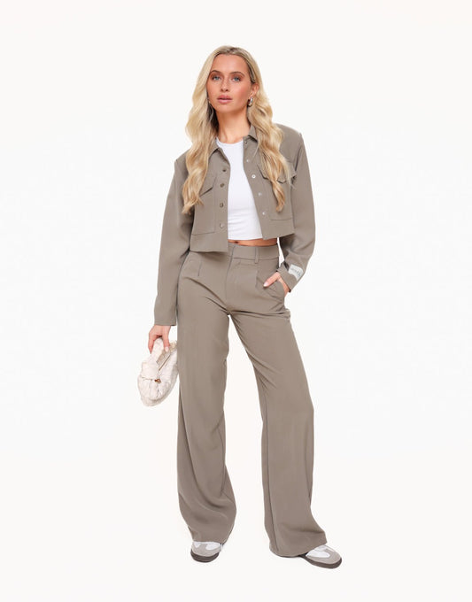 Taupe STUDIO - Pantalon - Olivia & Kate