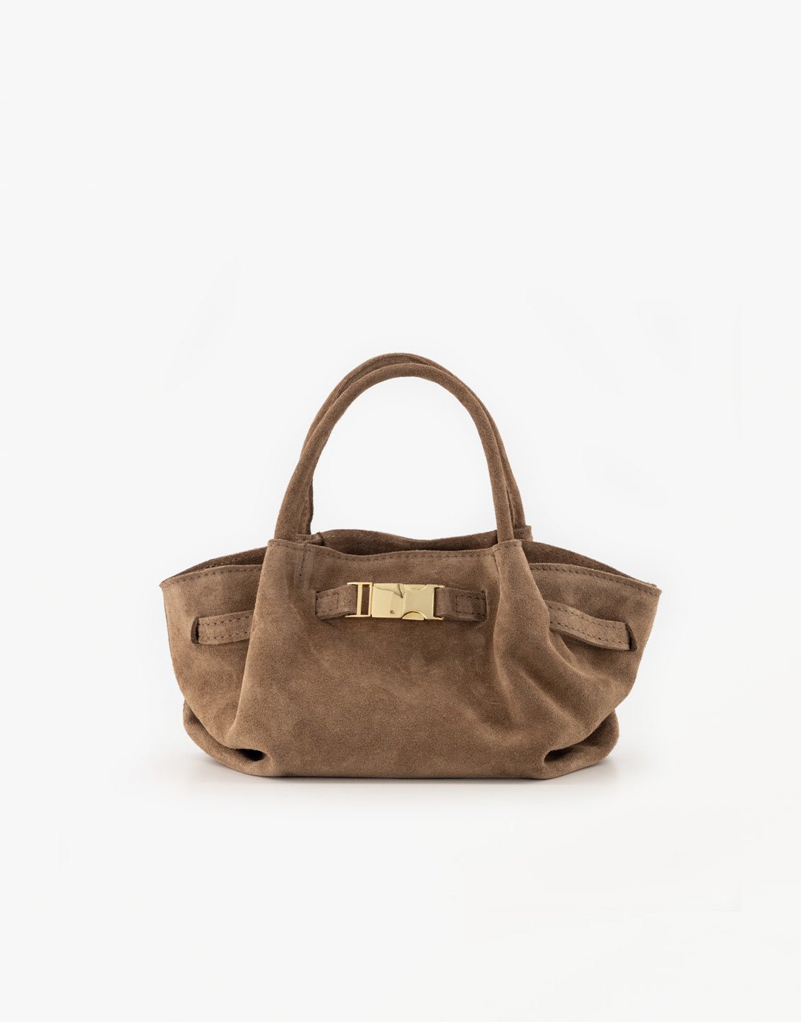 Taupe Suede Shopper - Tas - Olivia & Kate