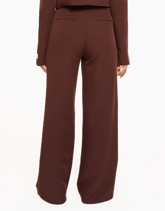 Warm Bruine F/W Edit Hoge Taille - Pantalon - Olivia & Kate