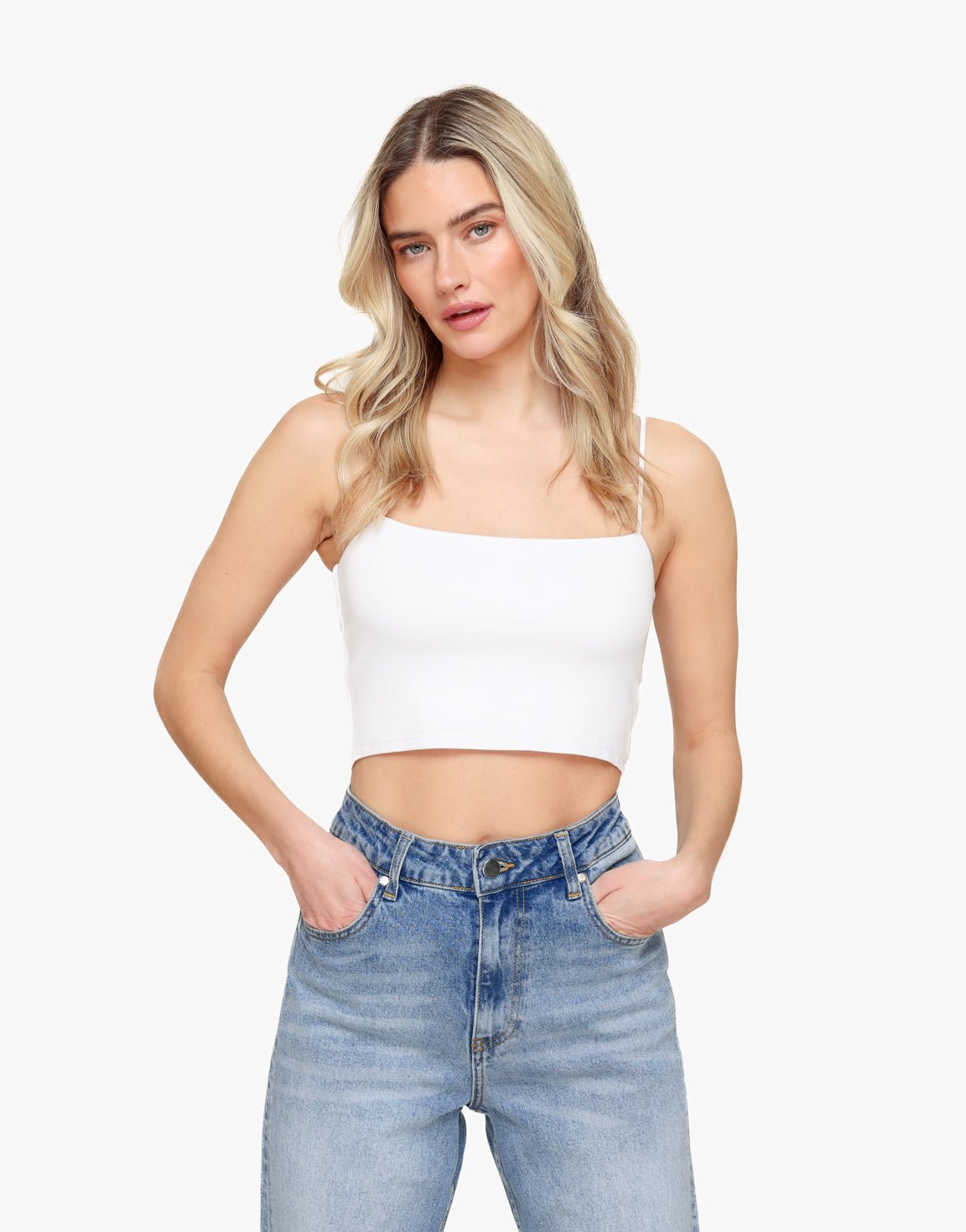 Basic Bandeau White - Top | Olivia & Kate - Olivia & Kate