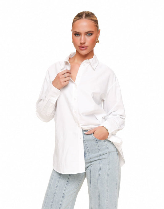 Witte Basic - Blouse - Olivia & Kate