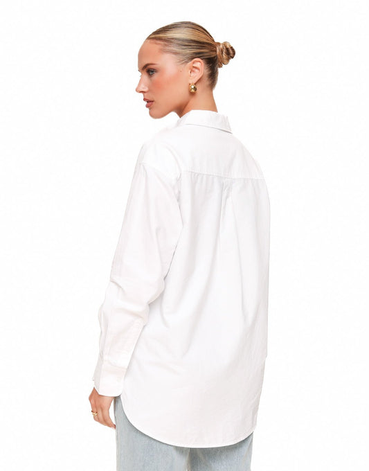 Witte Basic - Blouse - Olivia & Kate