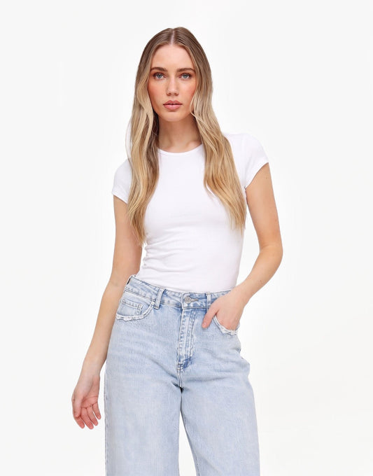 Witte Basic SS - Top - Olivia & Kate