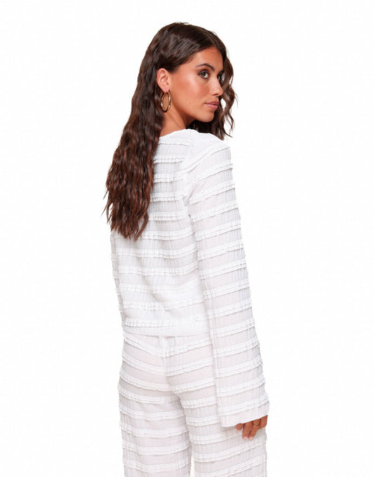 Witte Detail LS - Set - Olivia & Kate