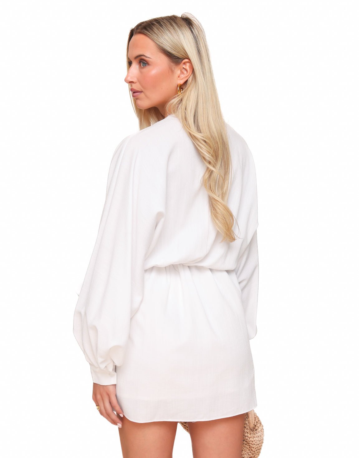 Witte Gestrikte - Jurk - Olivia & Kate