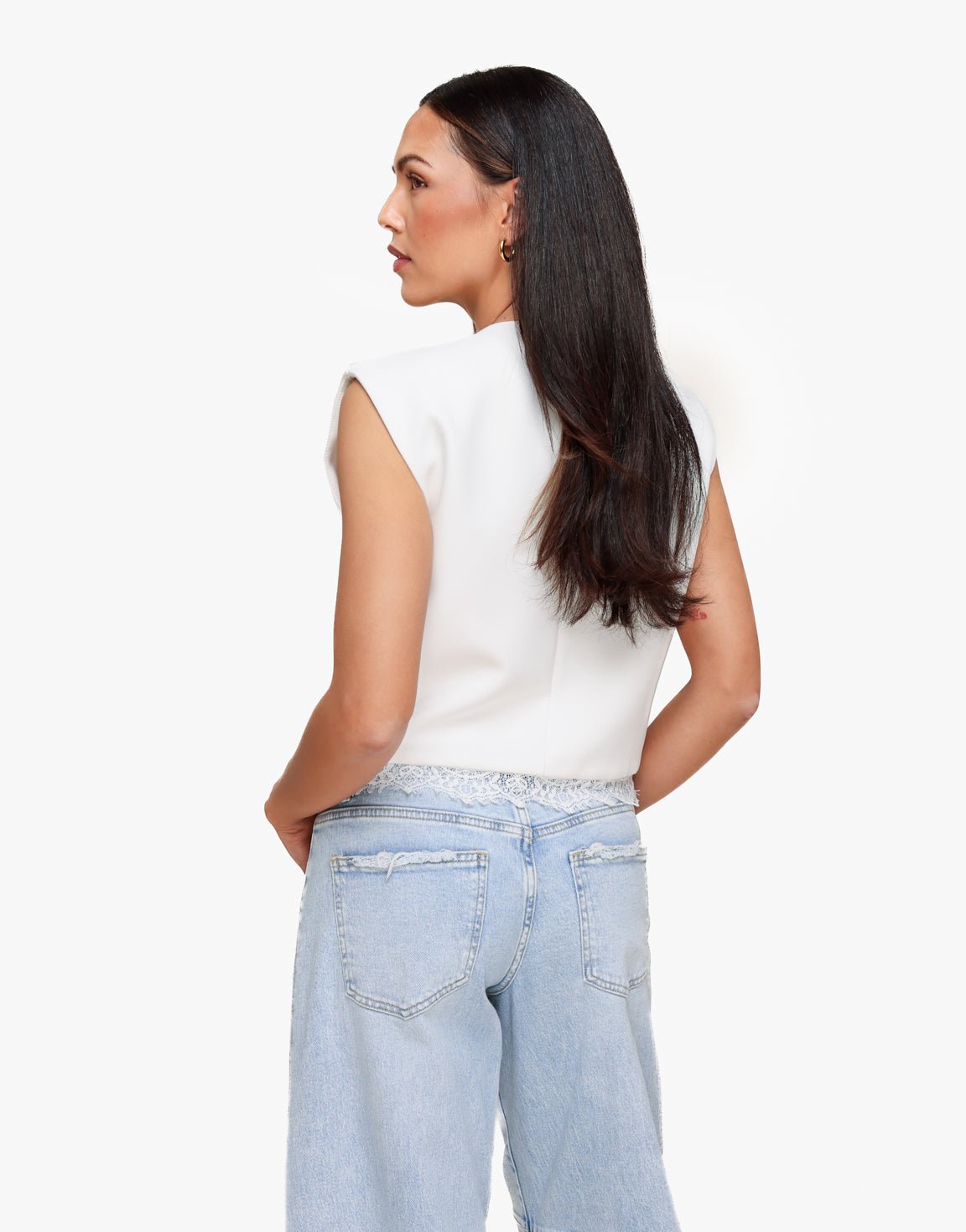 Witte Kanten F/W Edit Cropped - Gilet - Olivia & Kate