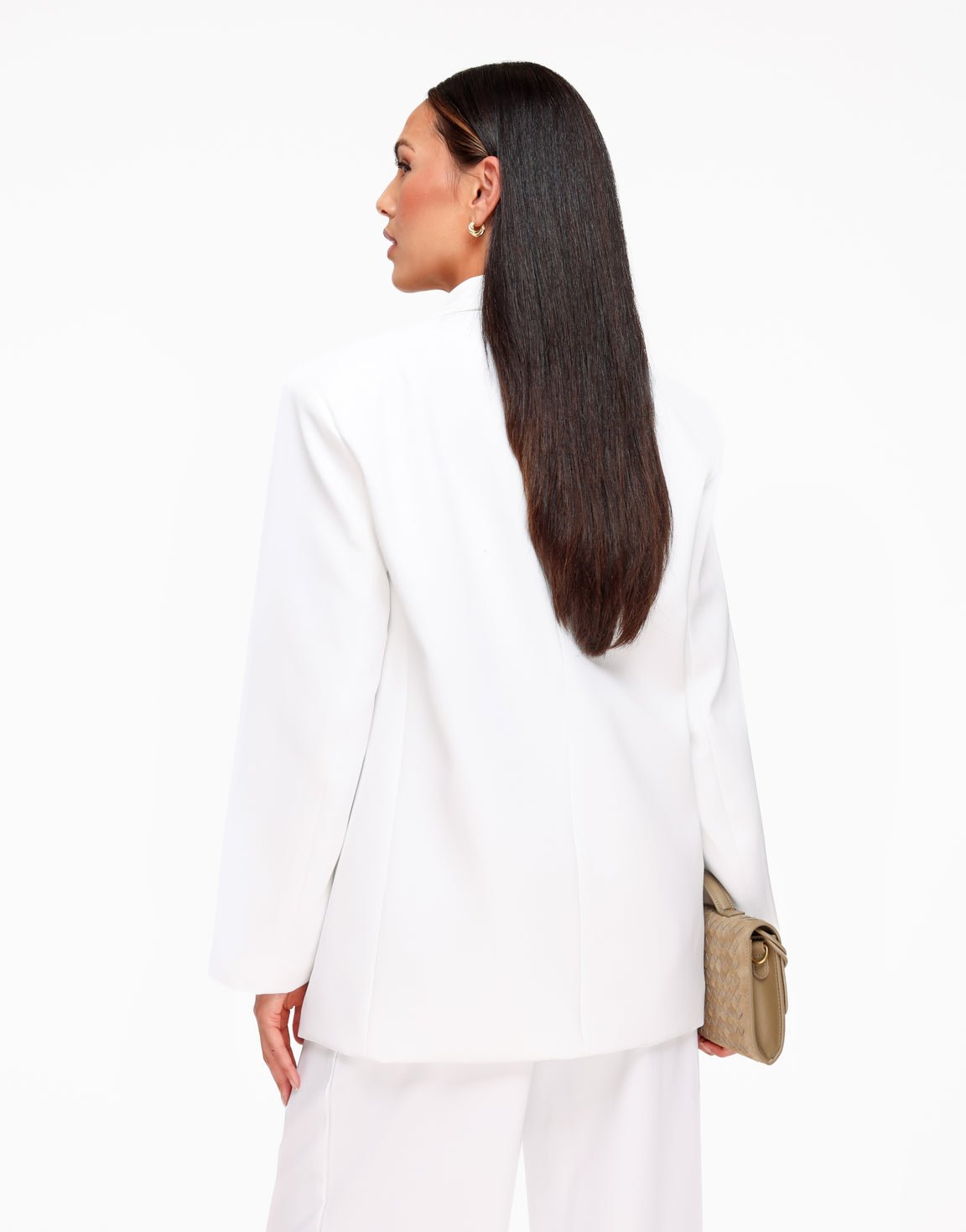Witte Lange - Blazer - Olivia & Kate