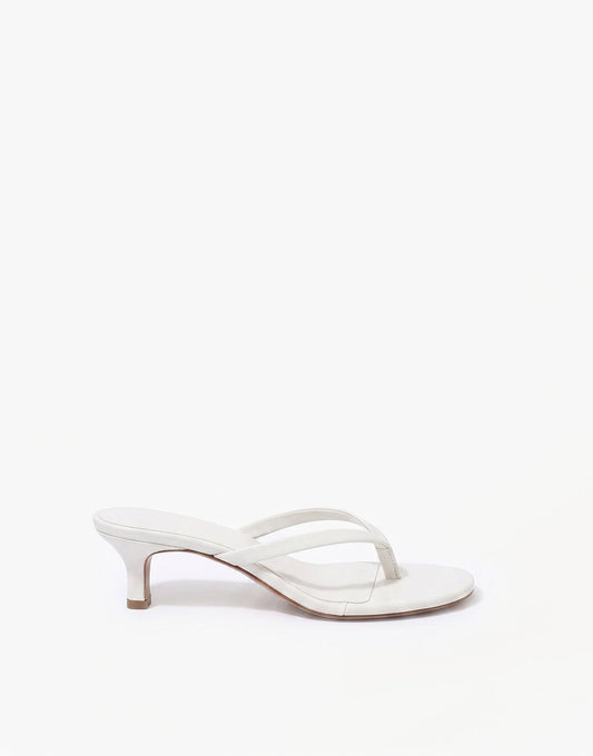 Witte Mid Hak - Teenslipper - Olivia & Kate