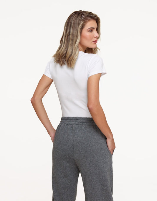 Witte O&K Basic SS - Top - Olivia & Kate