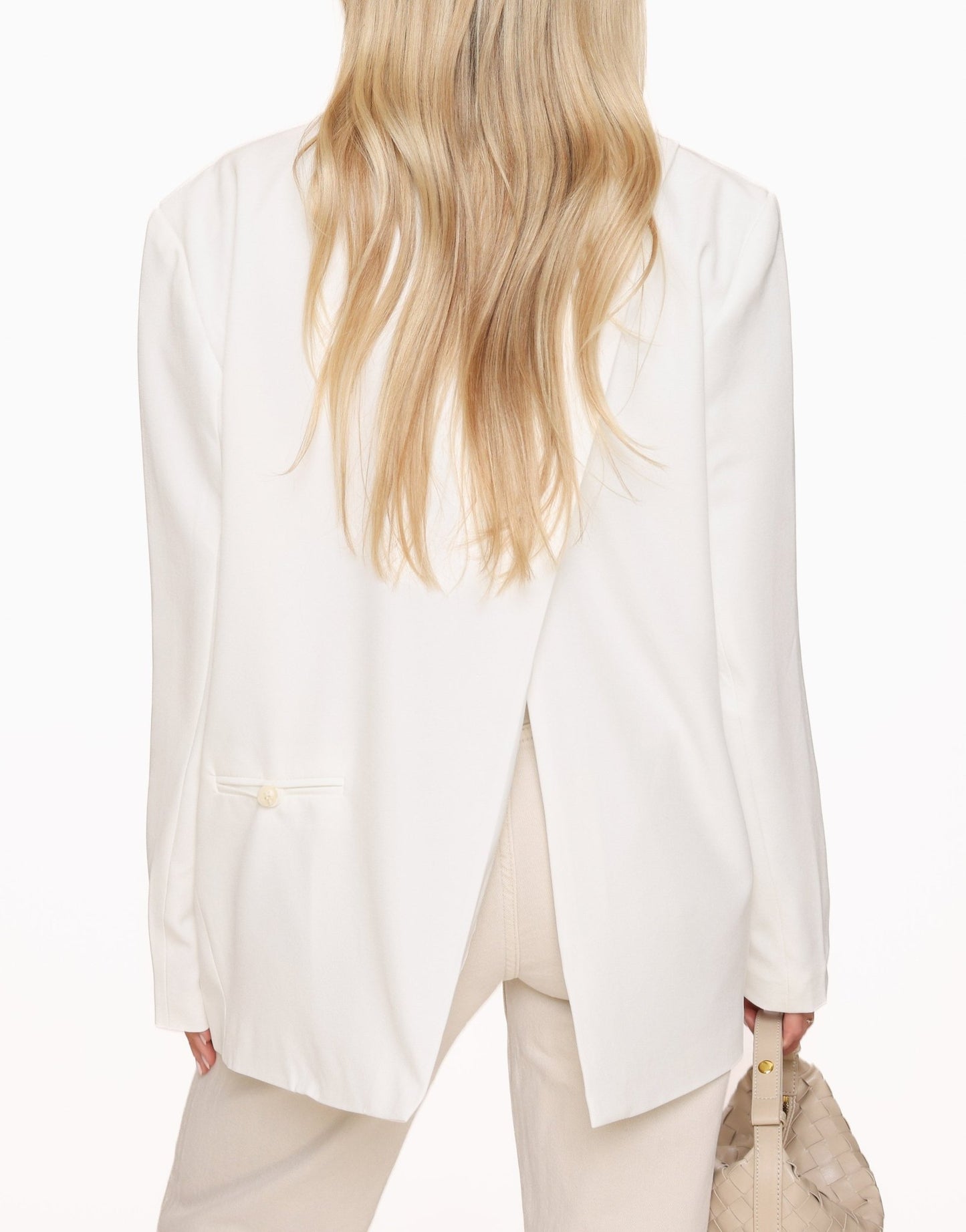 Witte Open Rug Oversized - Blazer - Olivia & Kate