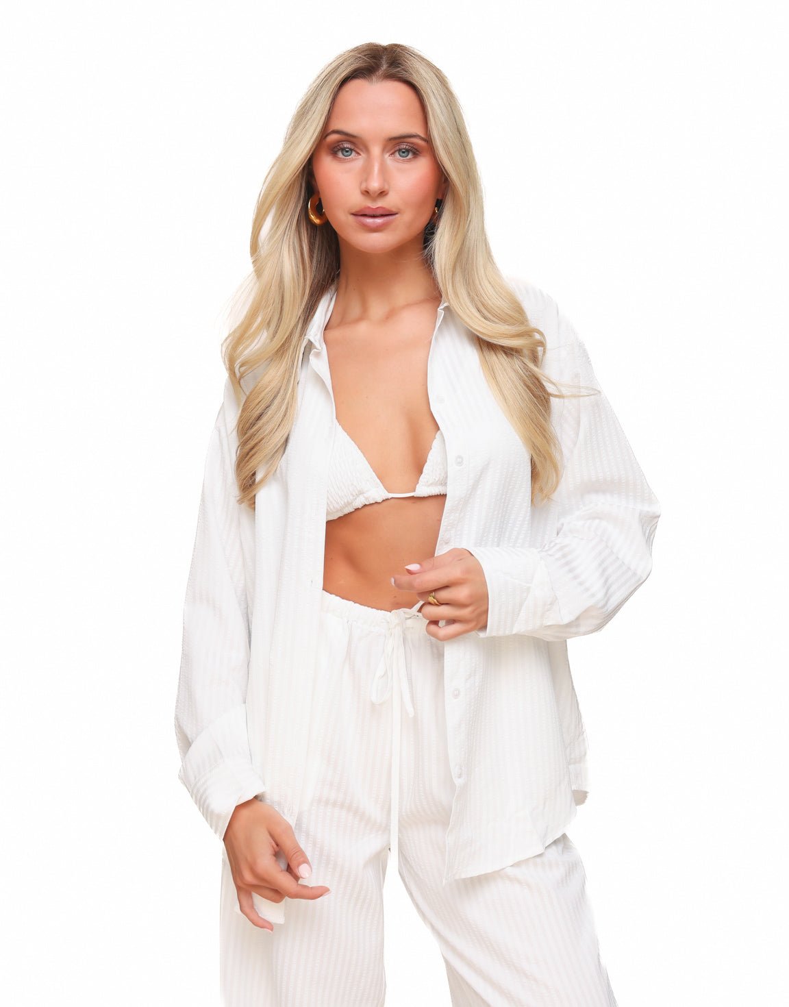 Witte Oversized - Blouse - Olivia & Kate