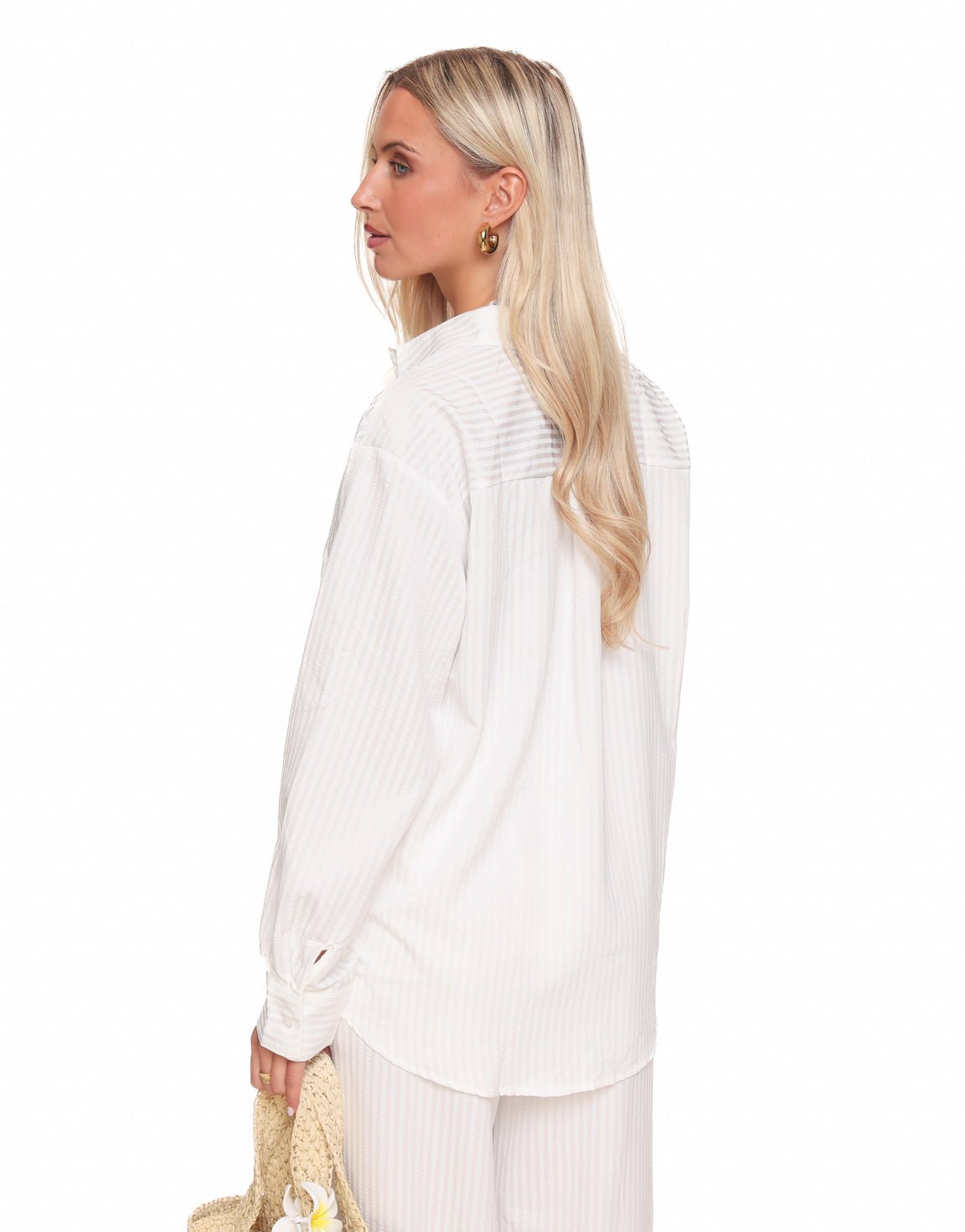 Witte Oversized - Blouse - Olivia & Kate