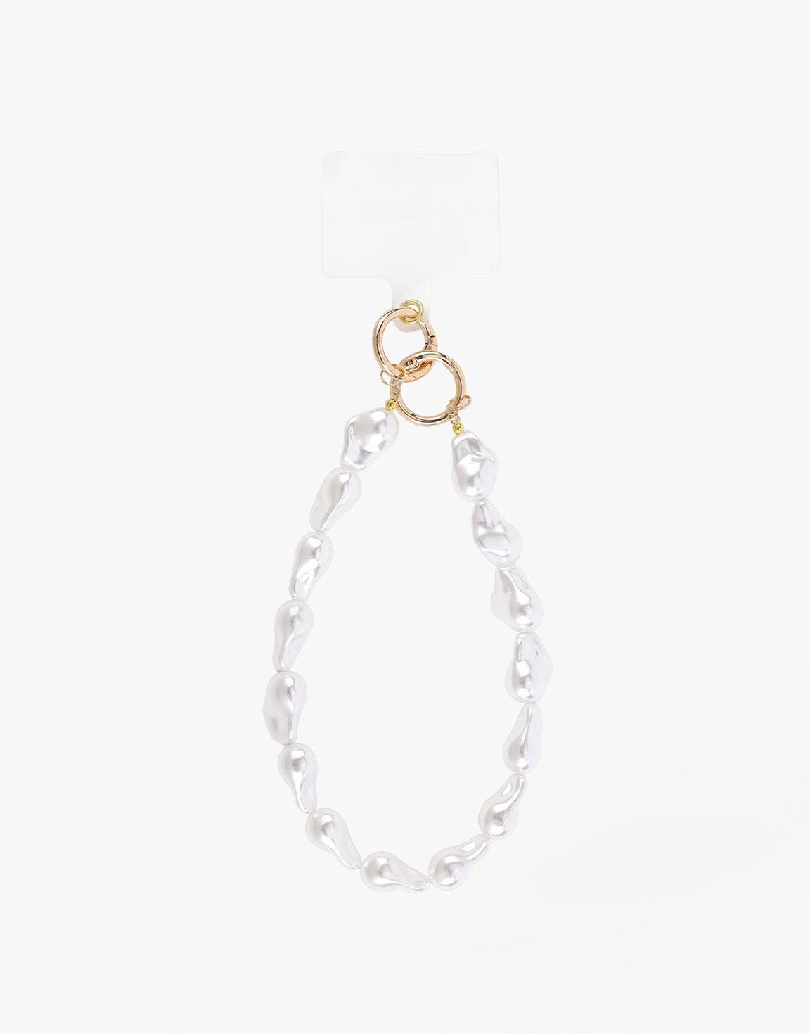 Glanzende kristallen telefoonketting, telefoonhanger, parels