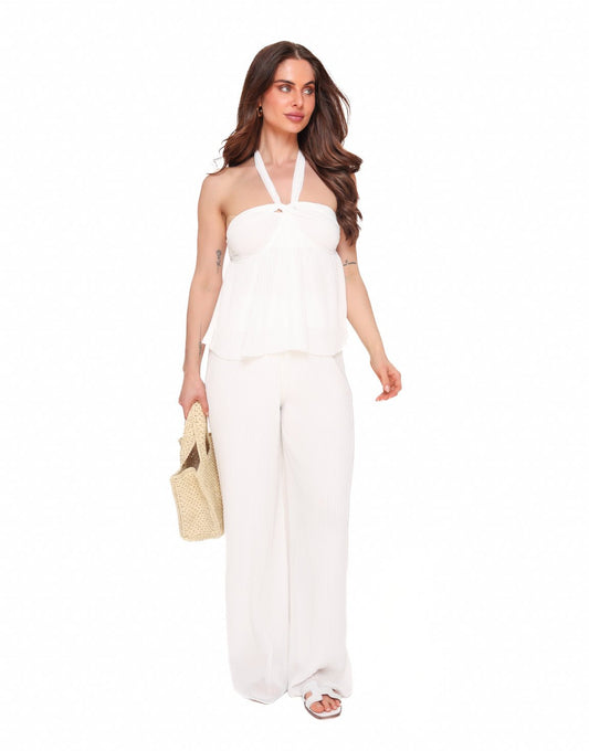 Witte Plisse - Set - Olivia & Kate