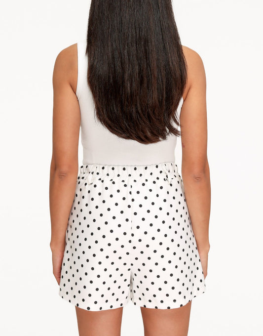 Witte Polkadot Oversized - Set - Olivia & Kate
