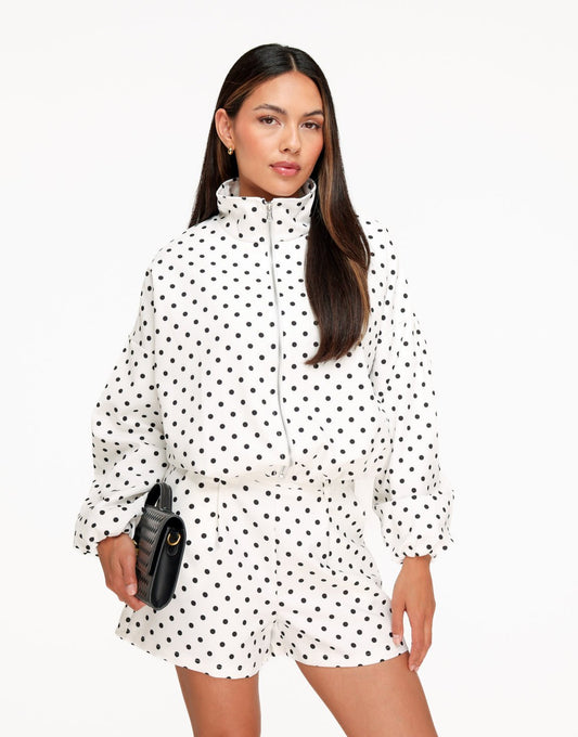 Witte Polkadot Oversized - Set - Olivia & Kate