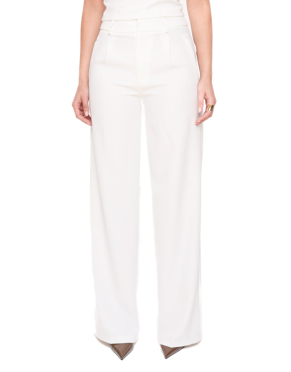Witte STUDIO - Pantalon - Olivia & Kate