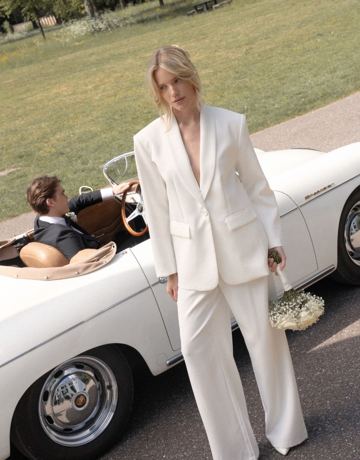 Witte Wijde Classic - Pantalon - Olivia & Kate
