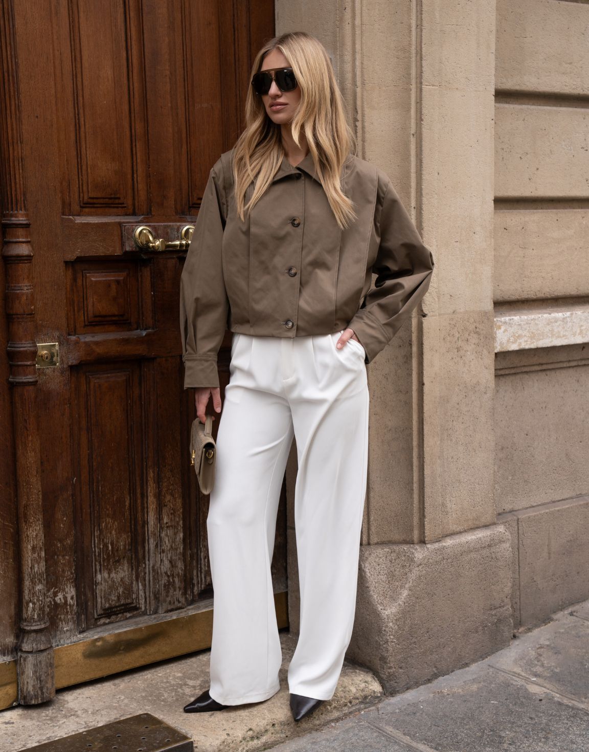 Witte Wijde - Pantalon - Olivia & Kate