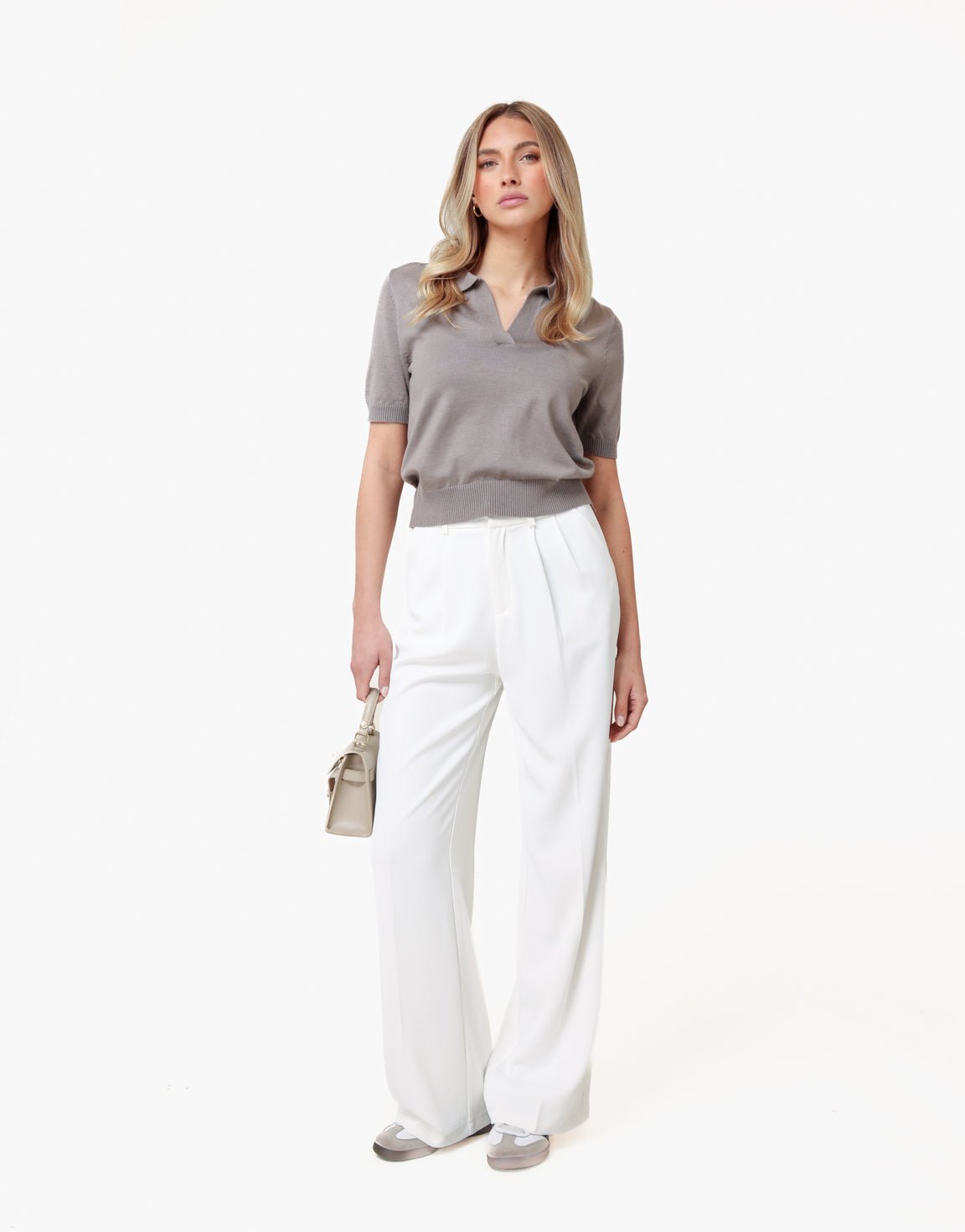 Witte Wijde - Pantalon - Olivia & Kate