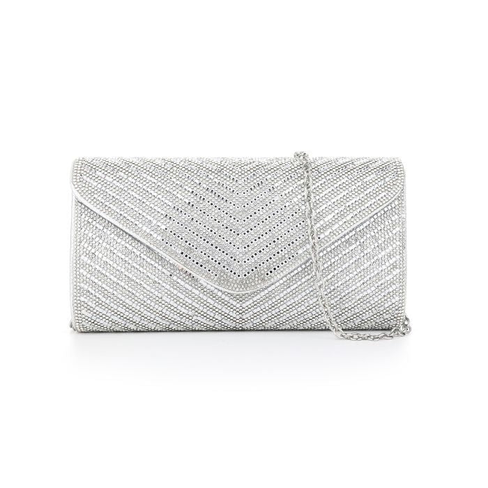Zilveren Glitter - Clutch - Olivia & Kate