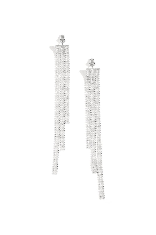 Zilveren Multi Strass Stenen - Oorbellen - Olivia & Kate