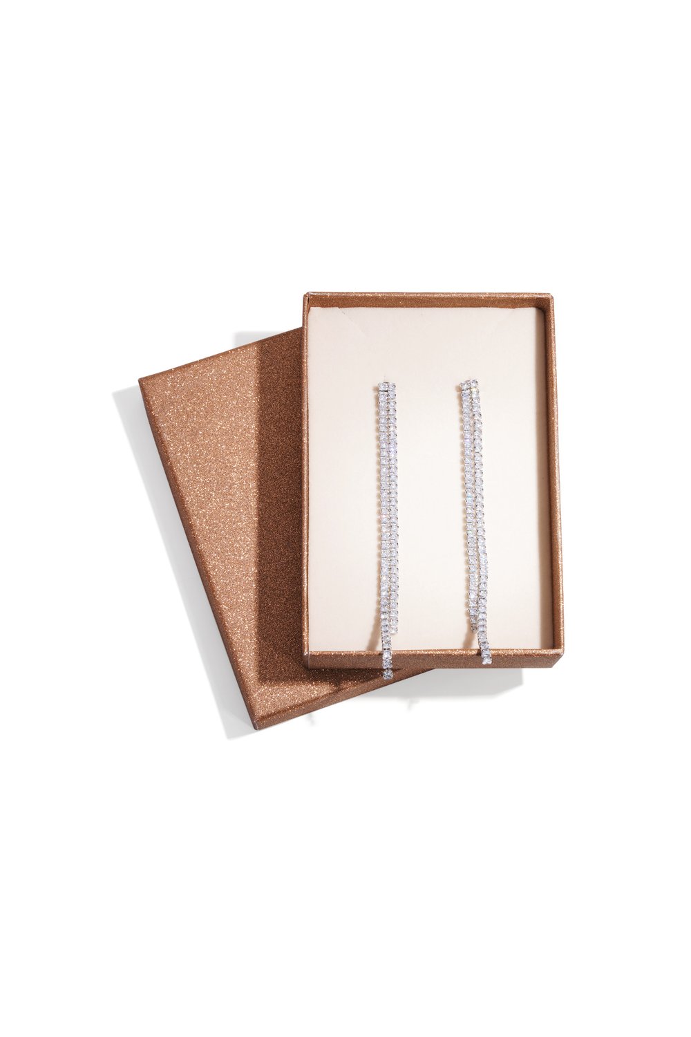 Zilveren Strass Stenen - Oorbellen - Olivia & Kate